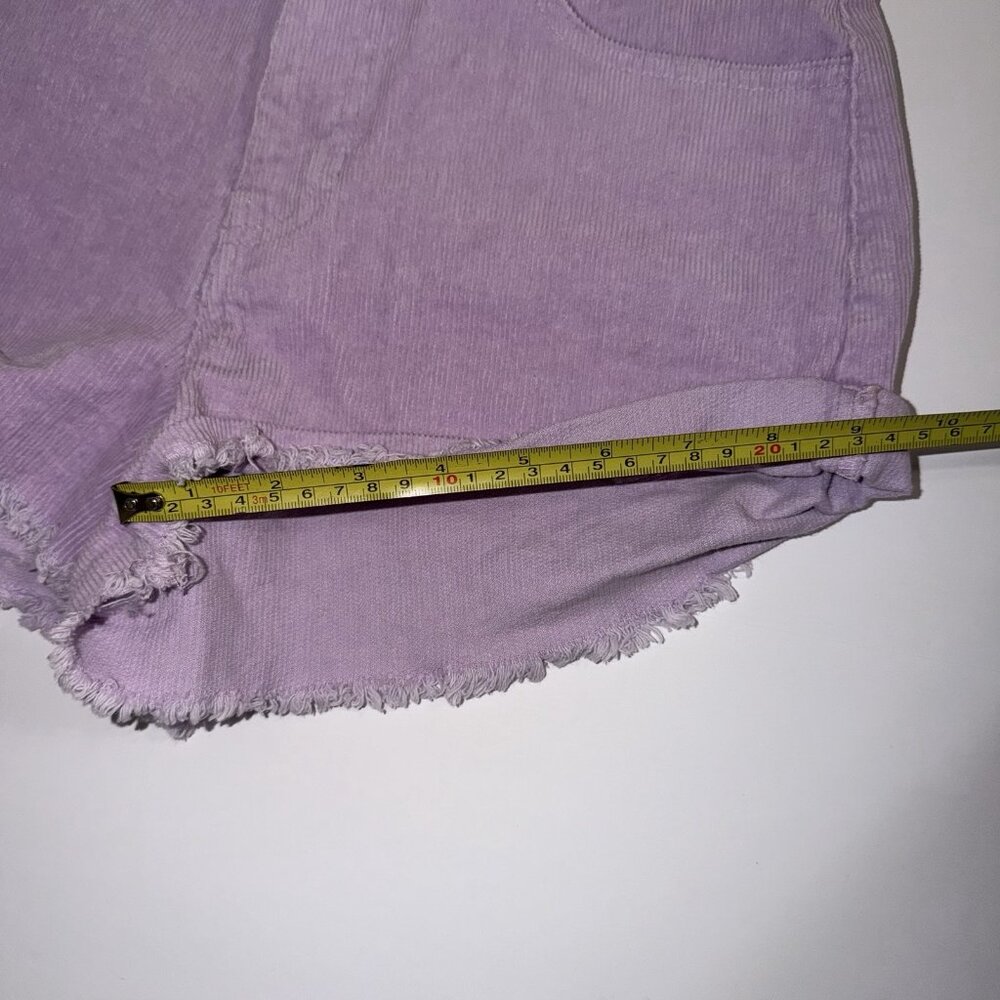 Forever 21 Shorts Womens Sz 27 High Rise Corduroy Lavender Purple Shortie‎ 2 in - Picture 9 of 9
